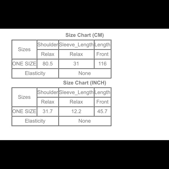 White Striped Open Kimono Multi-Season New In Package - Picture 12 of 12